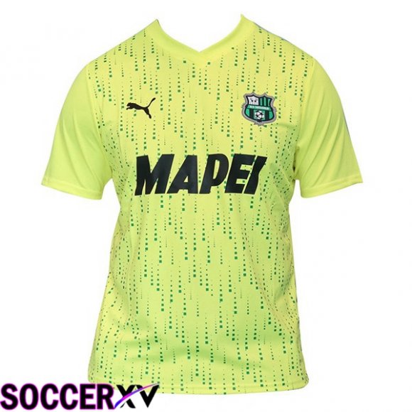 US Sassuolo Soccer Jersey Third Green Yellow 2023/2024