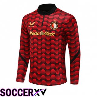 Feyenoord Training Sweatshirt Red 2025/2026