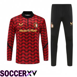 Feyenoord kit Training Tracksuit Red 2025/2026