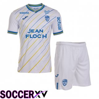 FC Lorient Kids Away Soccer Jersey White 2025/2026