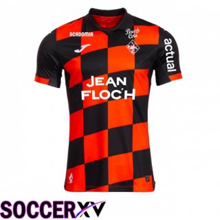 FC Lorient Home Soccer Jersey Red Black 2025/2026