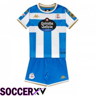 Deportivo de La Coruna Kids Home Soccer Jersey Blue White 2025/2026