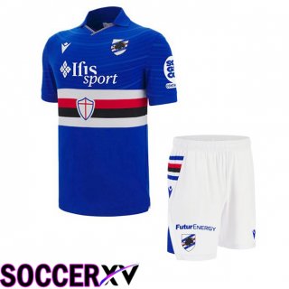 UC Sampdoria Kids Home Soccer Jersey Blue 2025/2026