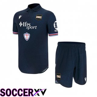 UC Sampdoria Kids Third Soccer Jersey Black 2025/2026