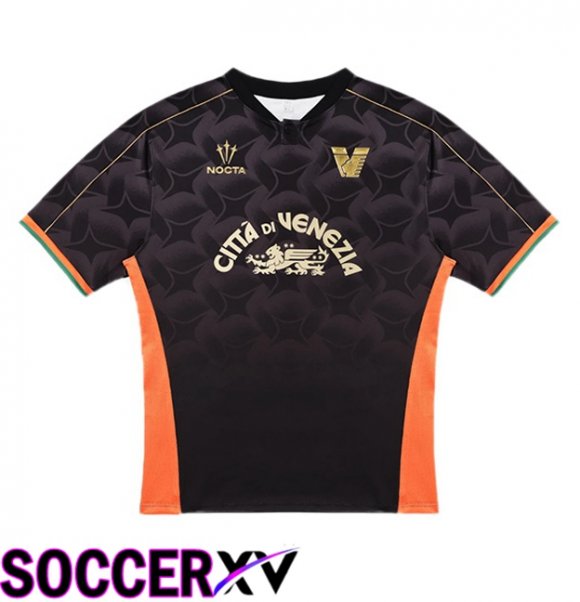 Venise FC Home Soccer Jersey Black 2024/2025