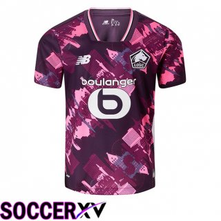 Lille OSC Fourth Soccer Jersey Purple 2025/2026