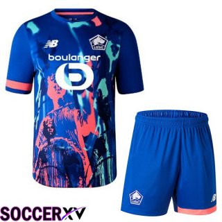 Lille OSC Kids Soccer Jersey Fourth Blue 2023/2024