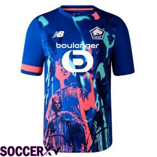 Lille OSC Soccer Jersey Fourth Blue 2023/2024