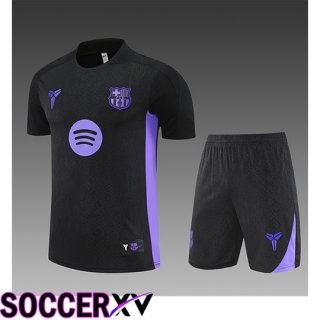FC Barcelona Kids kit Training T Shirt Black/Purple 2025/2026  FC Barcelona Kids kit Training T Shirt Black/Purple 2025/2026