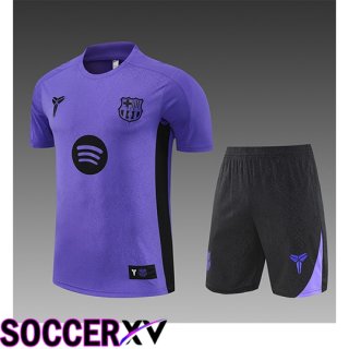 FC Barcelona Kids kit Training T Shirt Purple/Black 2025/2026  FC Barcelona Kids kit Training T Shirt Purple/Black 2025/2026