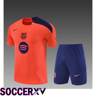 FC Barcelona Kids kit Training T Shirt Orange/Purple 2025/2026  FC Barcelona Kids kit Training T Shirt Orange/Purple 2025/2026