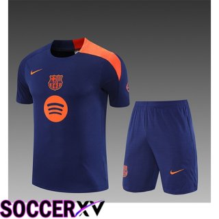 FC Barcelona Kids kit Training T Shirt Purple/Orange 2025/2026  FC Barcelona Kids kit Training T Shirt Purple/Orange 2025/2026