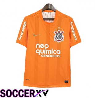 Corinthians Retro Goalkeeper Soccer Jersey Orange 2010