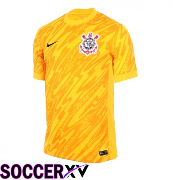 Corinthians Goalkeeper Soccer Jersey Yellow 2024/2025