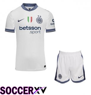 Inter Milan Kids Away New Soccer Jersey 2024/2025