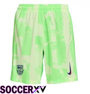 FC Barcelona Third Soccer Shorts Green 2024/2025