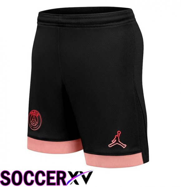 Paris PSG Third Soccer Shorts Black 2024/2025