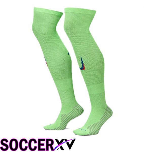 Barcelona Third Soccer Socks Green 2024/2025