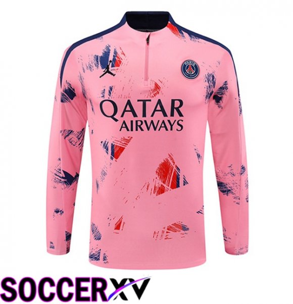 Paris PSG Training Sweatshirt Pink 2024/2025