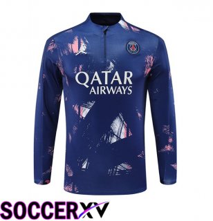 Paris PSG Training Sweatshirt Blue Royal 2024/2025