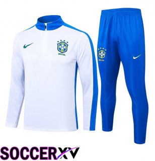 Brazil kit Training Tracksuit White 2024/2025