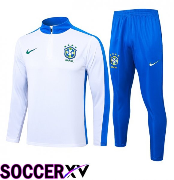 Brazil kit Training Tracksuit White 2024/2025