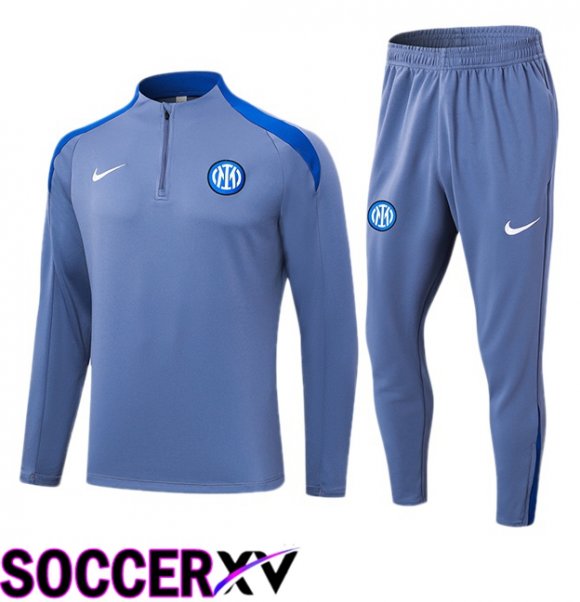 Inter Milan kit Training Tracksuit Grey 2024/2025