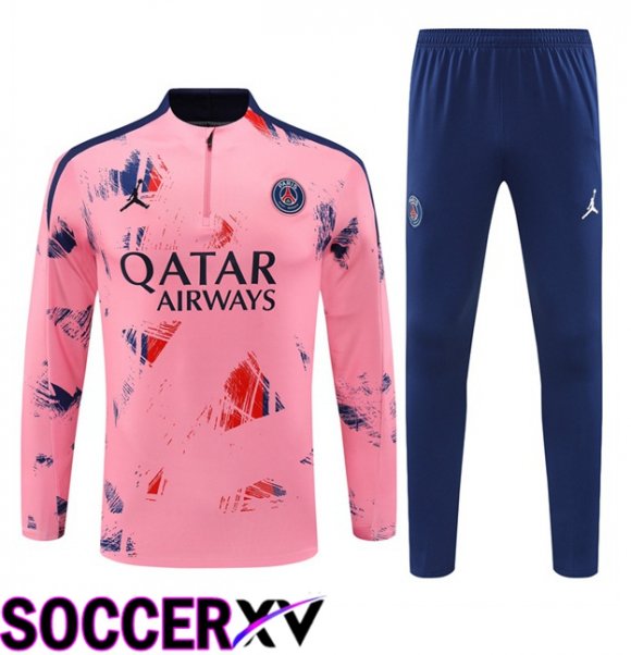 Paris PSG kit Training Tracksuit Pink 2024/2025