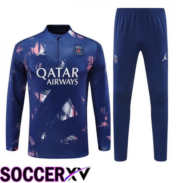 Paris PSG kit Training Tracksuit Blue Royal 2024/2025