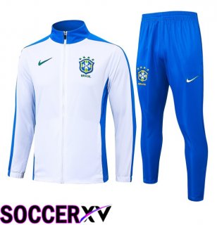 Brazil kit Training Jacket Suit White 2024/2025