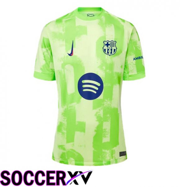 FC Barcelona Third Soccer Jersey Green 2024/2025