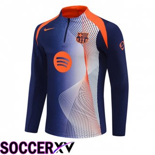 FC Barcelona Training Sweatshirt Blue Royal Orange 2025/2026