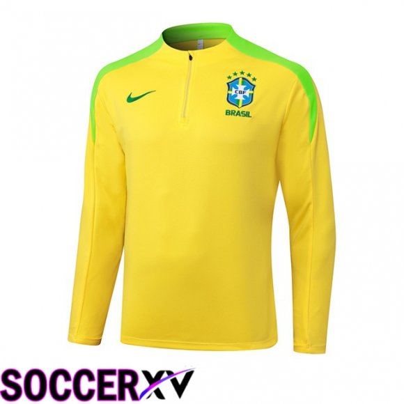 Brazil Training Sweatshirt Yellow 2025/2026