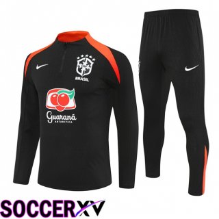 Brazil kit Training Tracksuit Black 2025/2026
