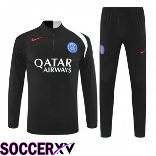 Paris PSG kit Training Tracksuit Black 2025/2026