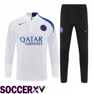 Paris PSG kit Training Tracksuit White 2025/2026