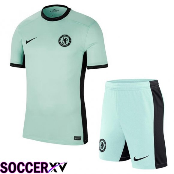 FC Chelsea Kids Soccer Jersey Third Green 2023/2024