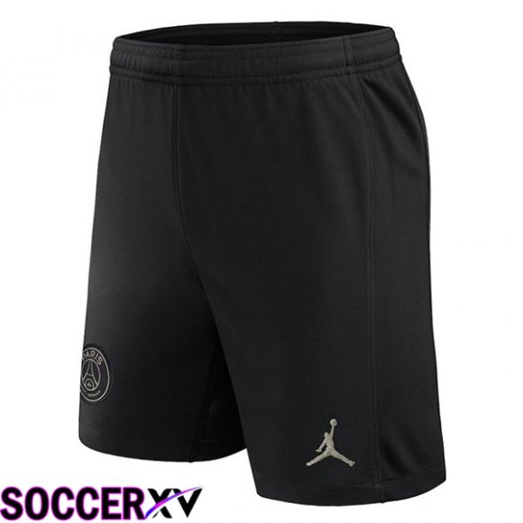 Paris PSG Soccer Shorts Third Black 2023/2024