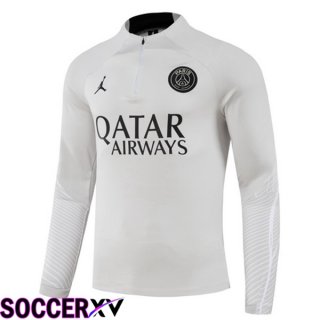 JORDAN Paris PSG Training Sweatshirt Grey 2023/2024