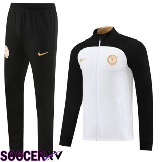 FC Chelsea Training Jacket Suit White 2023/2024