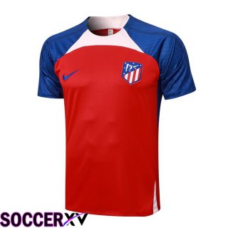 Atletico Madrid Training T Shirt Red Blue 2023/2024