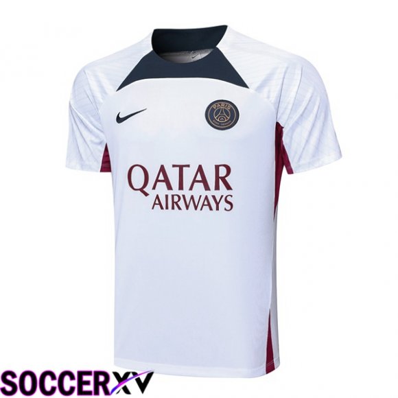 Paris PSG Training T Shirt White 2023/2024