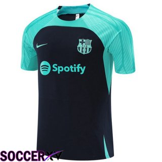 FC Barcelona Training T Shirt Green Royal Blue 2023/2024