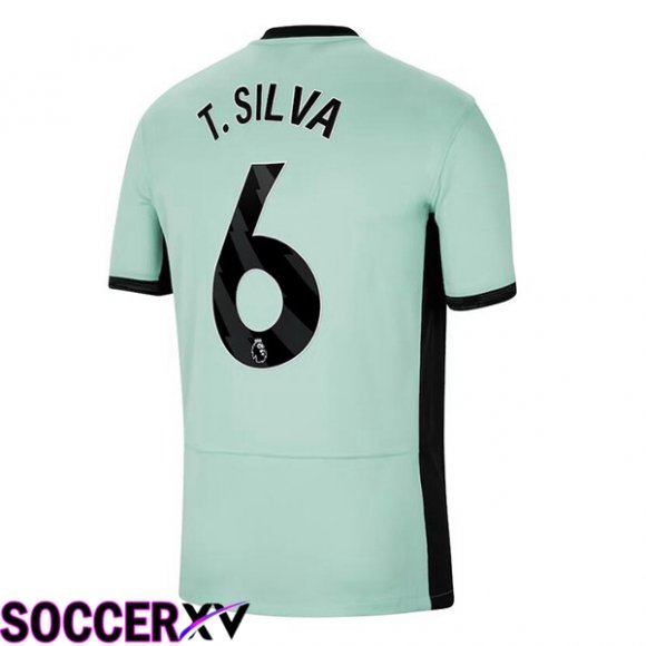 FC Chelsea (T. Silva 6) Soccer Jersey Third Green 2023/2024