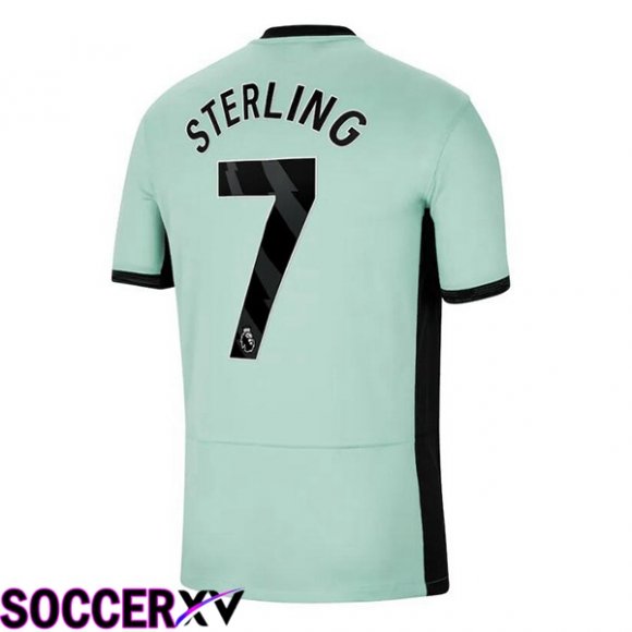 FC Chelsea (Sterling 7) Soccer Jersey Third Green 2023/2024