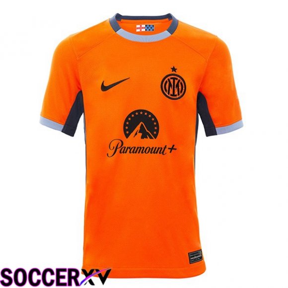 Inter Milan Soccer Jersey Third Orange 2023/2024