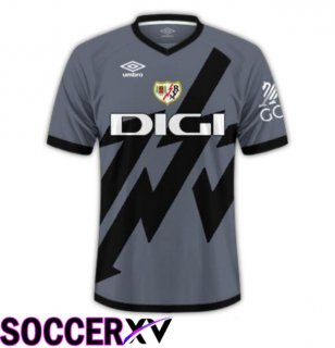 Rayo Vallecano Third Soccer Jersey Grey 2024/2025