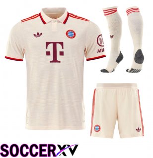 Bayern Munich Third kit Soccer Jersey (Shorts + Socks) 2024/2025