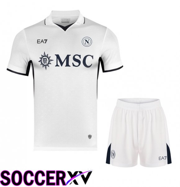 SSC Napoli Away kit Soccer Jersey + Shorts 2024/2025