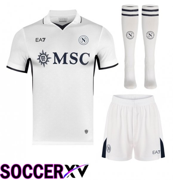 SSC Napoli Away kit Soccer Jersey (Shorts + Socks) 2024/2025